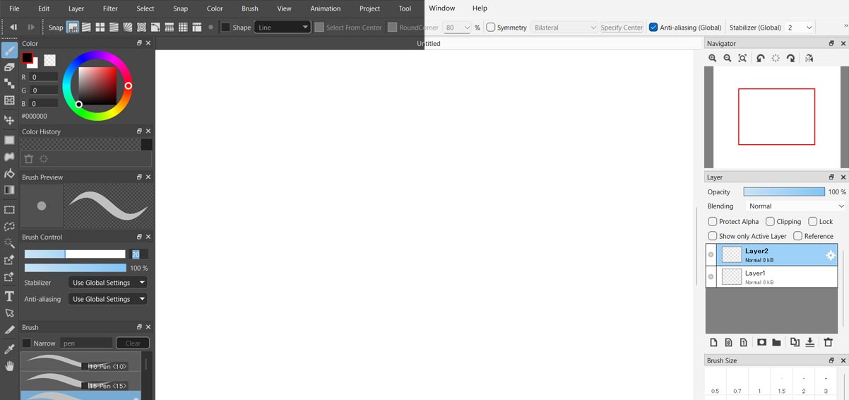 Equipped with a dark UI