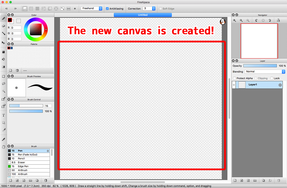 diagram:canvas has been created