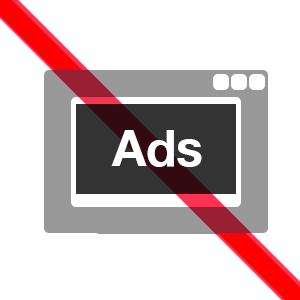 No ads displayed